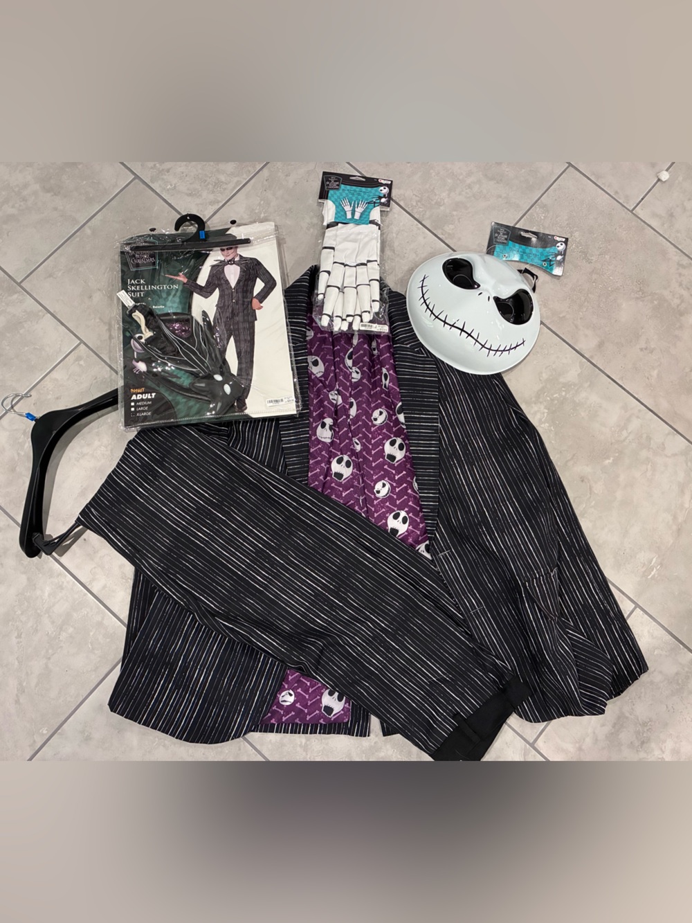 Jack the Skellington Halloween Costume